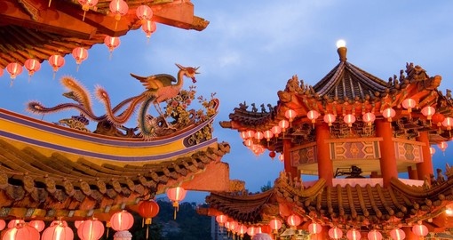 Thean Hou Gong - a six-tiered Chinese temple in Kuala Lumpur