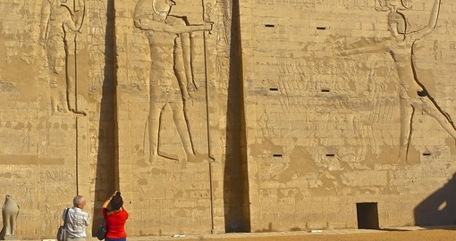 Experience this magical Temple in Edfu during your next trip to Egypt.