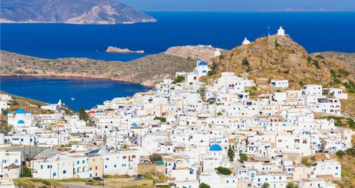 Trek from the coast to the hillside and visit the town of Choara on Ios Island where you can experience all that Greece has to offer on your Greek Vacations