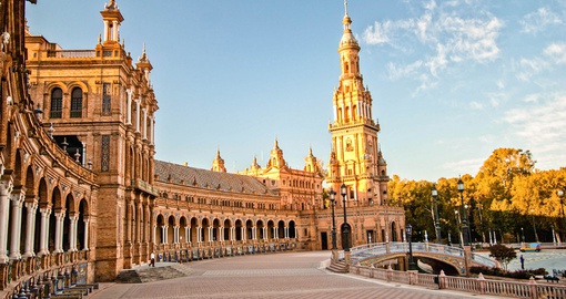 Visit Plaza of Spain in Sevilla during your next Spain vacations.