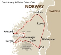 Grand Norway Self Drive: Oslo to Oslo
