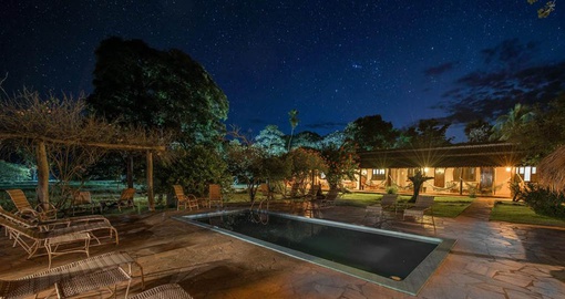 Enjoy all the amenities of the Araras Lodge Pantanal on your next trip to Brazil