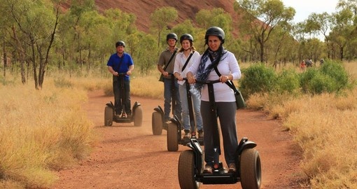 Experience Uluru at a relaxed pace from a Segway on your Australia Vacation