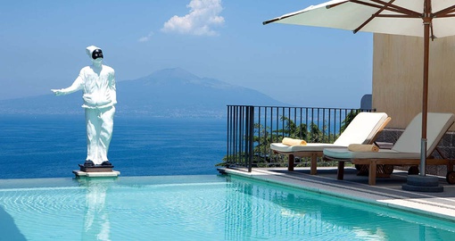Unwind by the pool on your trip to Italy