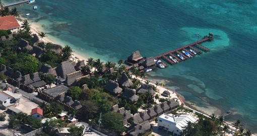 Enjoy all the amenities of Ramons Beach Resort on your next Belize tours.