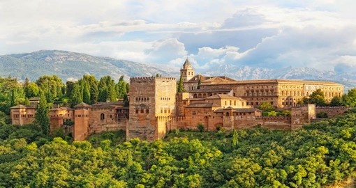 Explore The Alhambra fortress complex in Granada during your next Spain holiday.