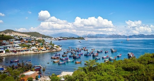 Nha Trang is well known for its beaches and scuba diving and is included on many Vietnam vacation itineraries.