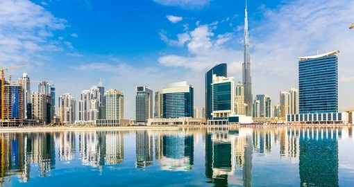Take pictures of the incredible Dubai skyline during your Dubai vacation.