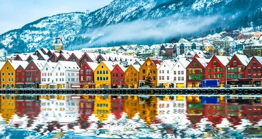 Discover beautiful and colorful Bergen on your next trip to Norway.