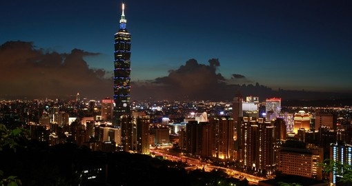 See the beautiful skyline of Taipei on your Taiwan Vacation