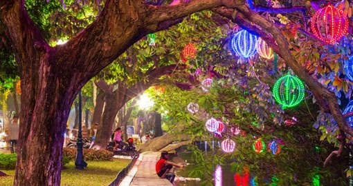 Lights in Hanoi Garden