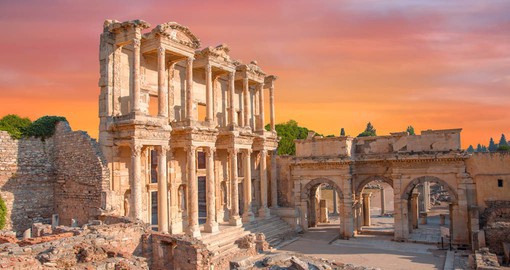 Ephesus was once considered the most important Greek city and the most important trading center in the Mediterranean