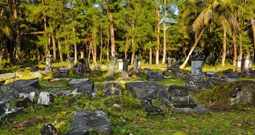 Old cemetery in Seychelles
