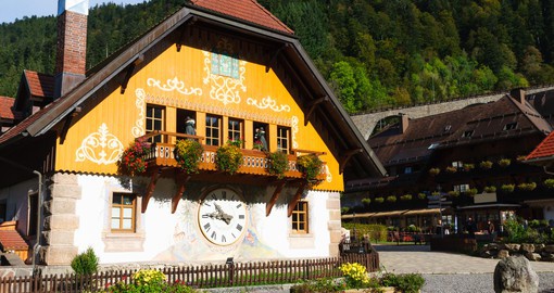 Tour the Cuckoo Clock factory as you travel through the Black Forest on your German vacation.