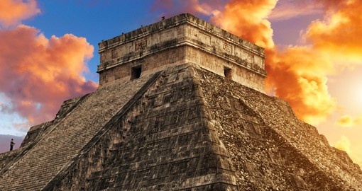 View Chichen Itza at Sunset on your Mexico Vacation