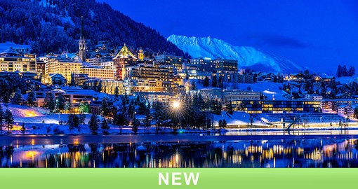 The resort town of St. Moritz has hosted the Winter Olympics twice
