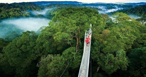 A visit to Monteverde is part of your Costa Rica vacation package