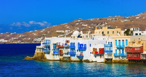 Colourful views of Mykonos