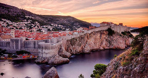 Dubrovnik's famed city wall was completed in the 16th-century