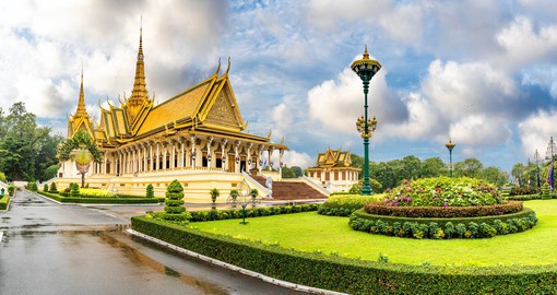 Phnom Penh's Royal Palace was the official residence of the King