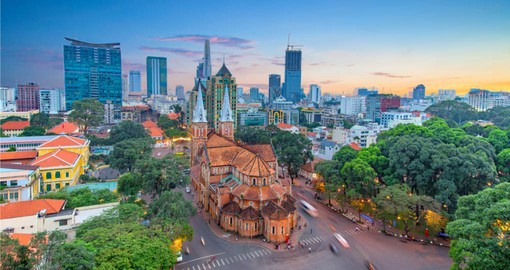 Your Vietnam tour package begins in Ho Chi Minh City with it's charming blend of the history and tradition