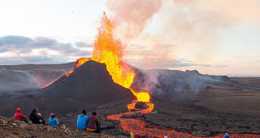 Embrace the beauty of the immense lava fields of the Reykjanes Peninsula