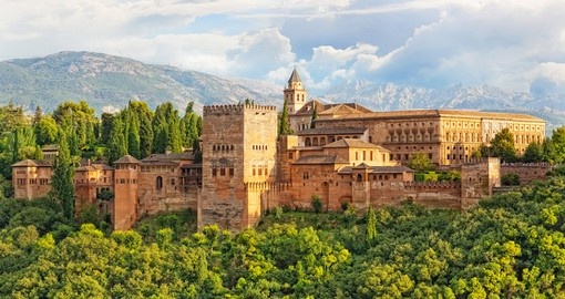 Fortress of Alhambra is a beautiful place to visit on your next Spain tours.