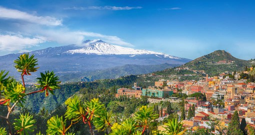 Mount Etna is the highest volcano in Europe, and one of most active of the world