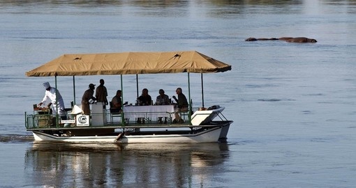 Have lunch on the Zambezi during your stay at Chiawa Camp in Zambia