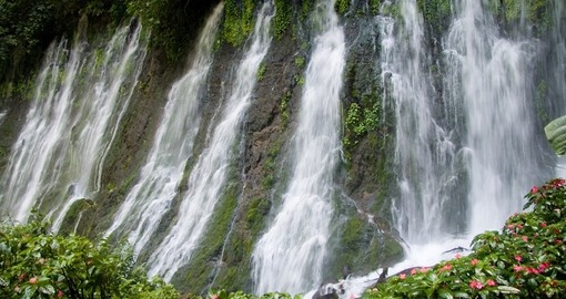 The large waterfalls of Juayua