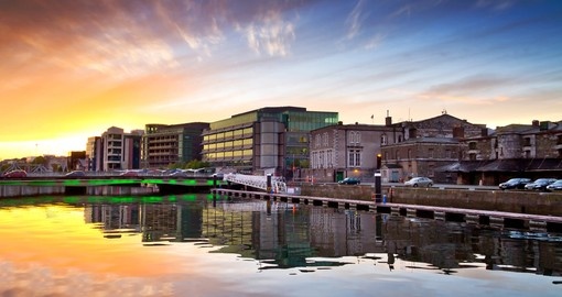 Experience beautiful sunset in Cork during your next trip to Ireland