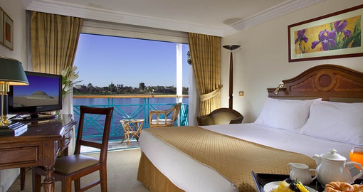 Relax in your comfortable cabin on your Egypt tour