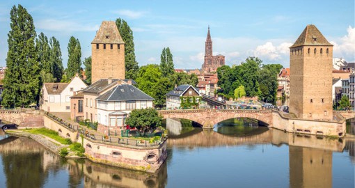 Strasbourg`s Grande Ile is listed as UNESCO World Heritage site