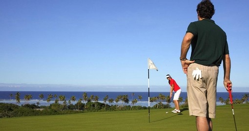 Experience the joy of playing golf at the InterContinental Fiji Golf Resort & Spa during your next Fiji vacations.