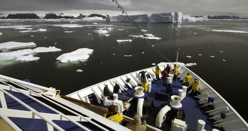 Dissect immense ice fields while cruising through the Antarctic waters on your Antarctica Tours