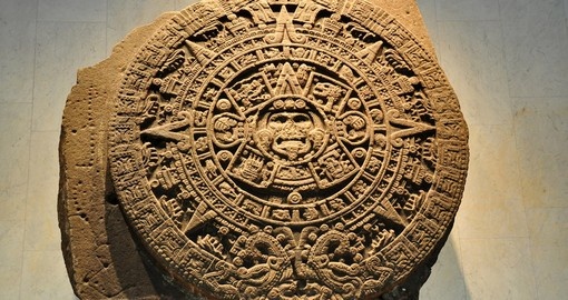 View an Aztec Calendar Stone on your Mexico Vacation