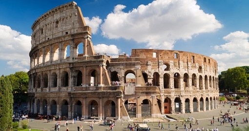 Begin your trip to Italy with a visit to the Colosseum