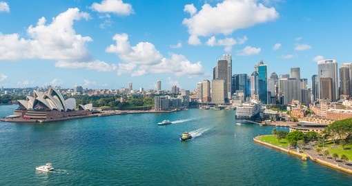 Circular quay and The Opera House - two of the best photo opportunities on all Australia vacations.
