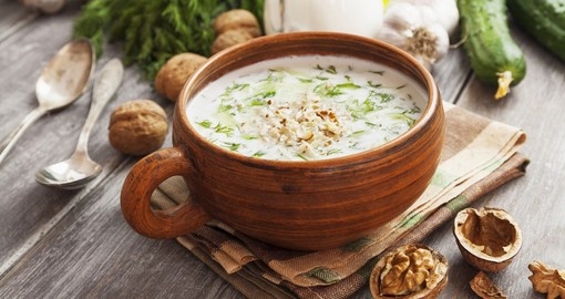 Tarator Bulgarian sour milk soup