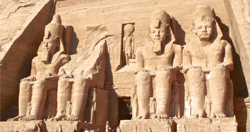 Stop at the Colossus of Ramesses at Abu Simbel during your next Egypt tours.