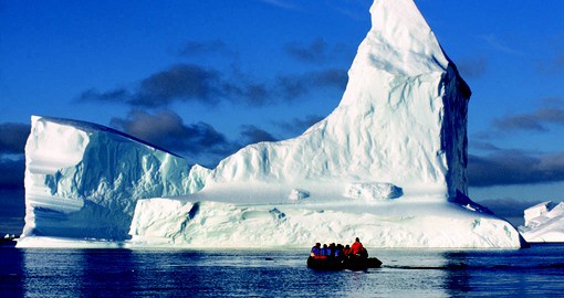 Sail right up to the icebergs on your trip to Agentina