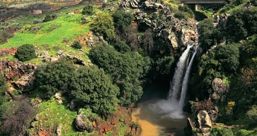 A visit to Banias Falls is a popular inclusion on most Golan Heights tours.