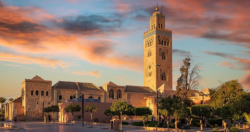 Located in the southwest medina quarter of Marrakesh, the Kutubiyya Mosque is the city's largest