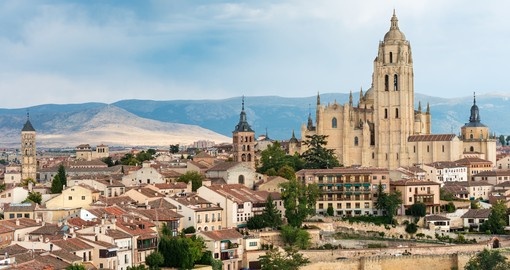 Old wall of the town of Segovia is always a great inclusion on Spain tours