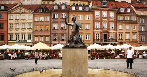 Central Warsaw is the starting point for many of our Warsaw tours.