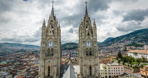 Basilica Del Voto Nacional in Quito