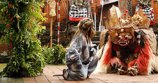 Barong Dance is a Balinese tradition in which animals have supernatural powers