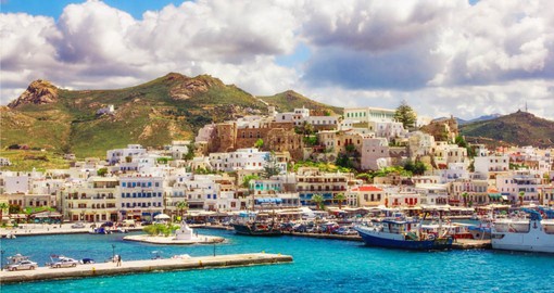 Visit the magnificent ports on the island of Naxos and get a sense of the Mediterranean culture on your Greece Vacation