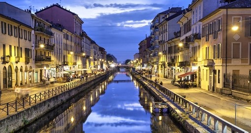 Stroll along the Naviglio Grande Canal on your Italy Tour