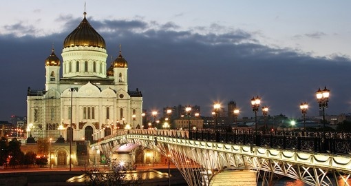 The Cathedral of Christ the Savior - a great photo opportunity while on your Russia vacation.